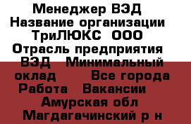 Менеджер ВЭД › Название организации ­ ТриЛЮКС, ООО › Отрасль предприятия ­ ВЭД › Минимальный оклад ­ 1 - Все города Работа » Вакансии   . Амурская обл.,Магдагачинский р-н